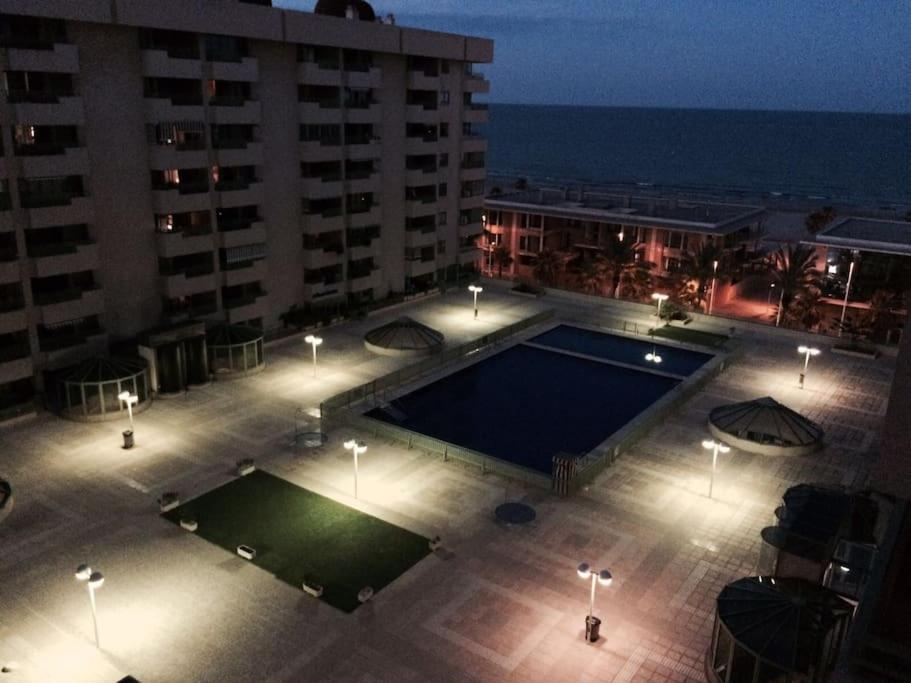 Apartamento Frente Al Mar En Playa Patacona Valencia Exterior foto